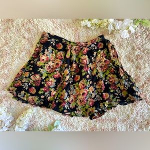 Denim & Supply Ralph Lauren Floral Circle Skirt | Women’s Size L | Color Black